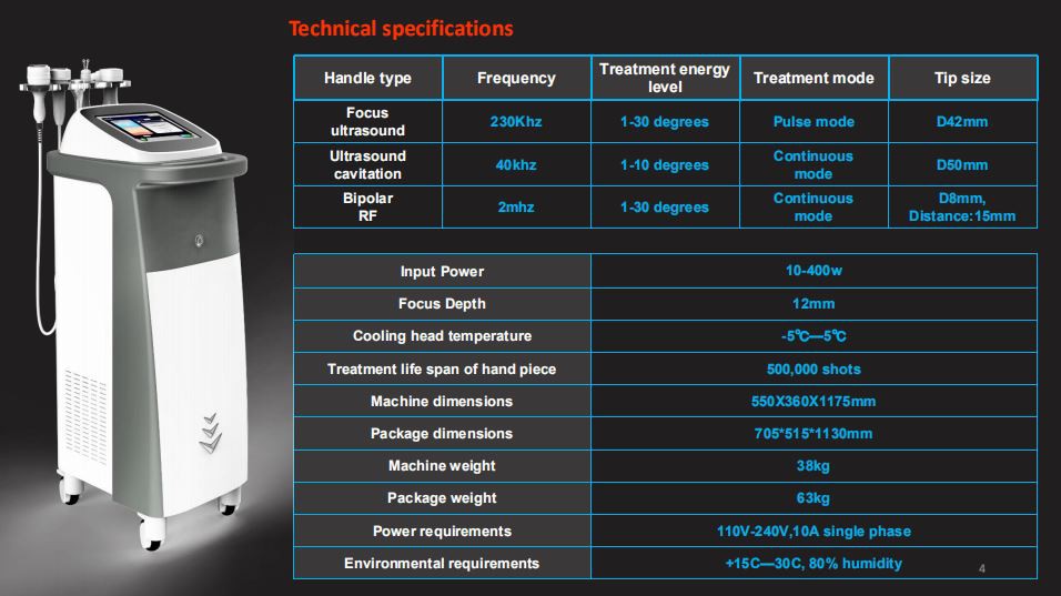 High intensity focused ultrasound machine